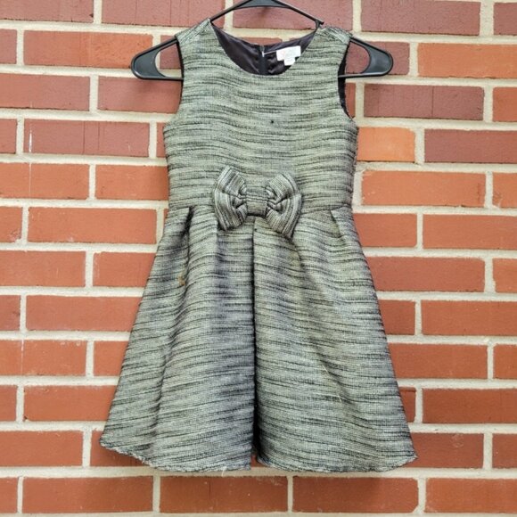The Children's Place Other - The Children's Place - Black & Gold Girls Dress - Size 6X/7
